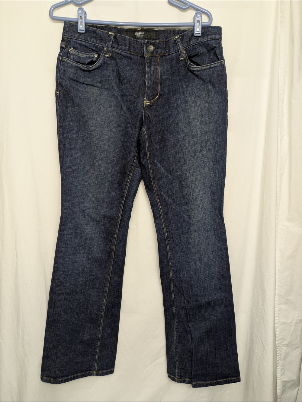 Massimo Dark Blue Boot-Cut Jeans